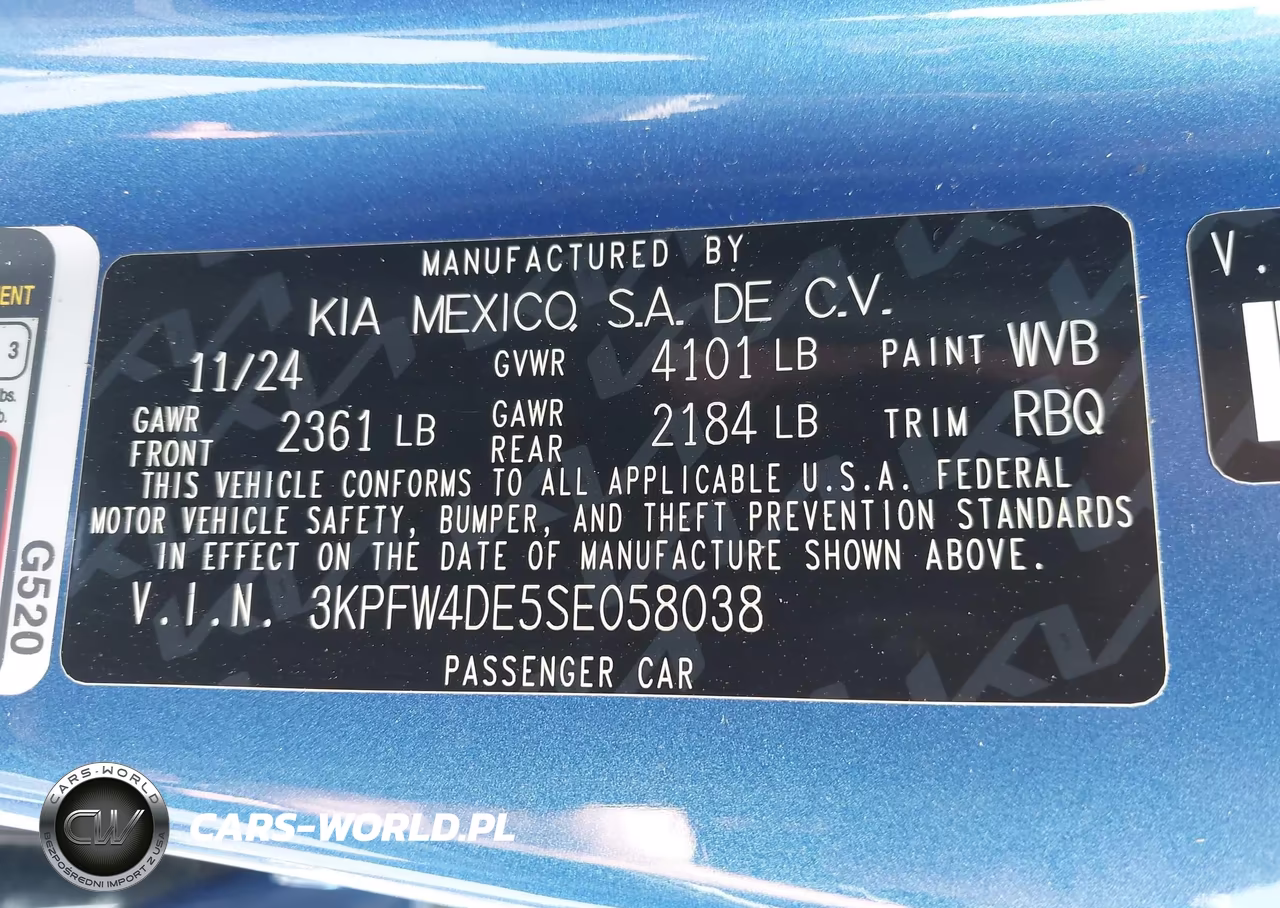 2025 Kia K4 Gt-Line VIN:3KPFW4DE5SE058038 - 9