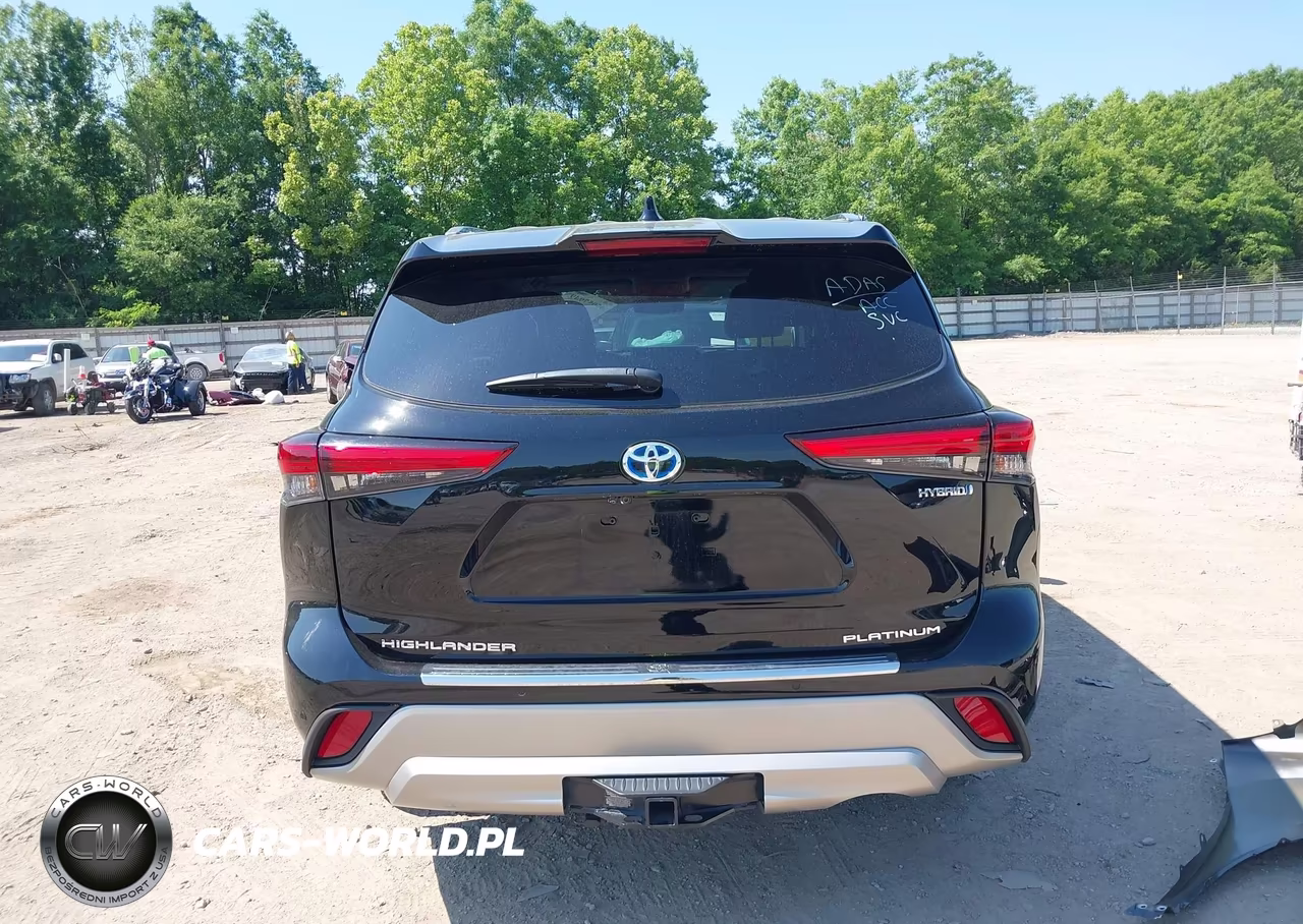 2021 Toyota Highlander Hybrid Platinum VIN:5TDEBRCH9MS032616 - 16