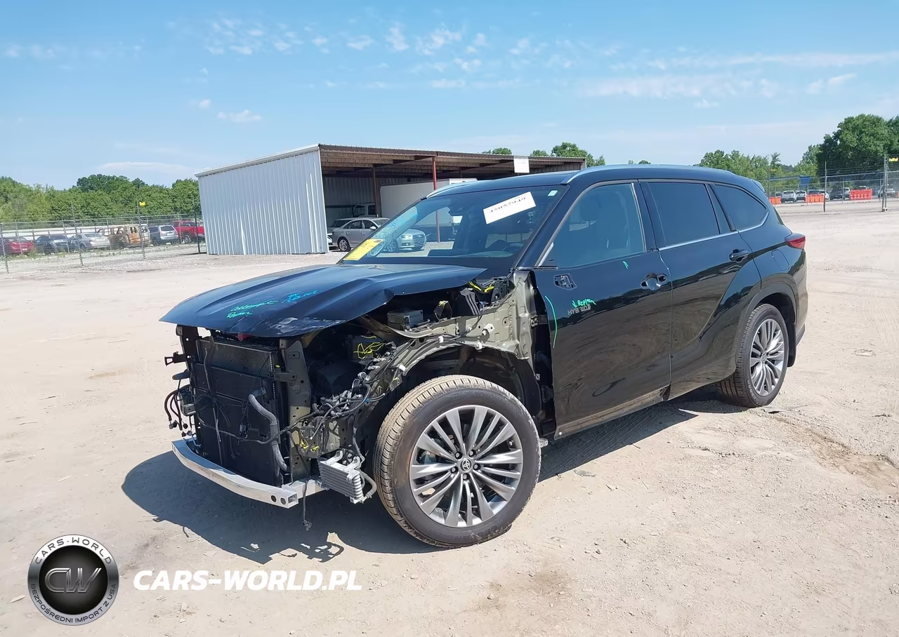 2021 Toyota Highlander Hybrid Platinum VIN:5TDEBRCH9MS032616 - 2
