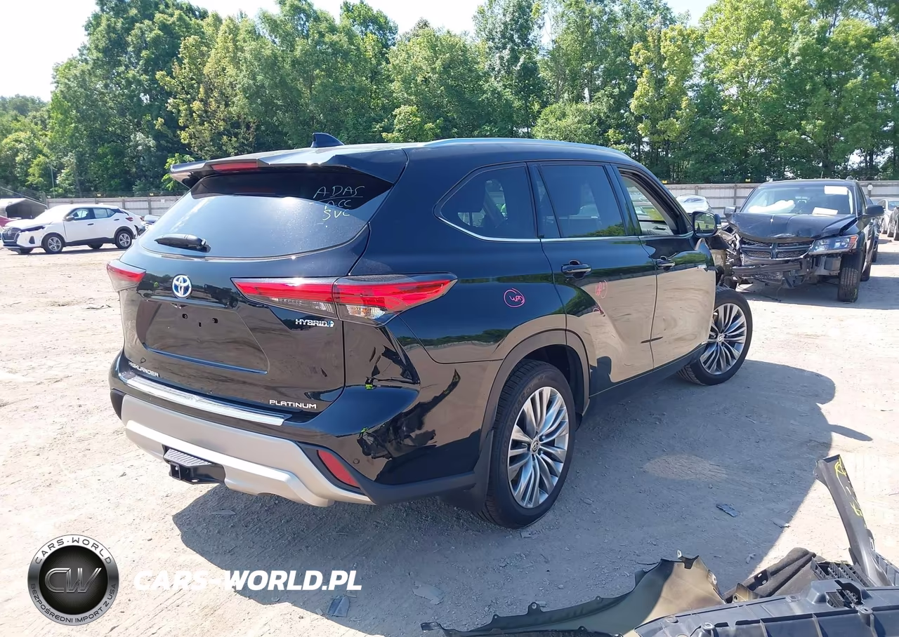 2021 Toyota Highlander Hybrid Platinum VIN:5TDEBRCH9MS032616 - 4