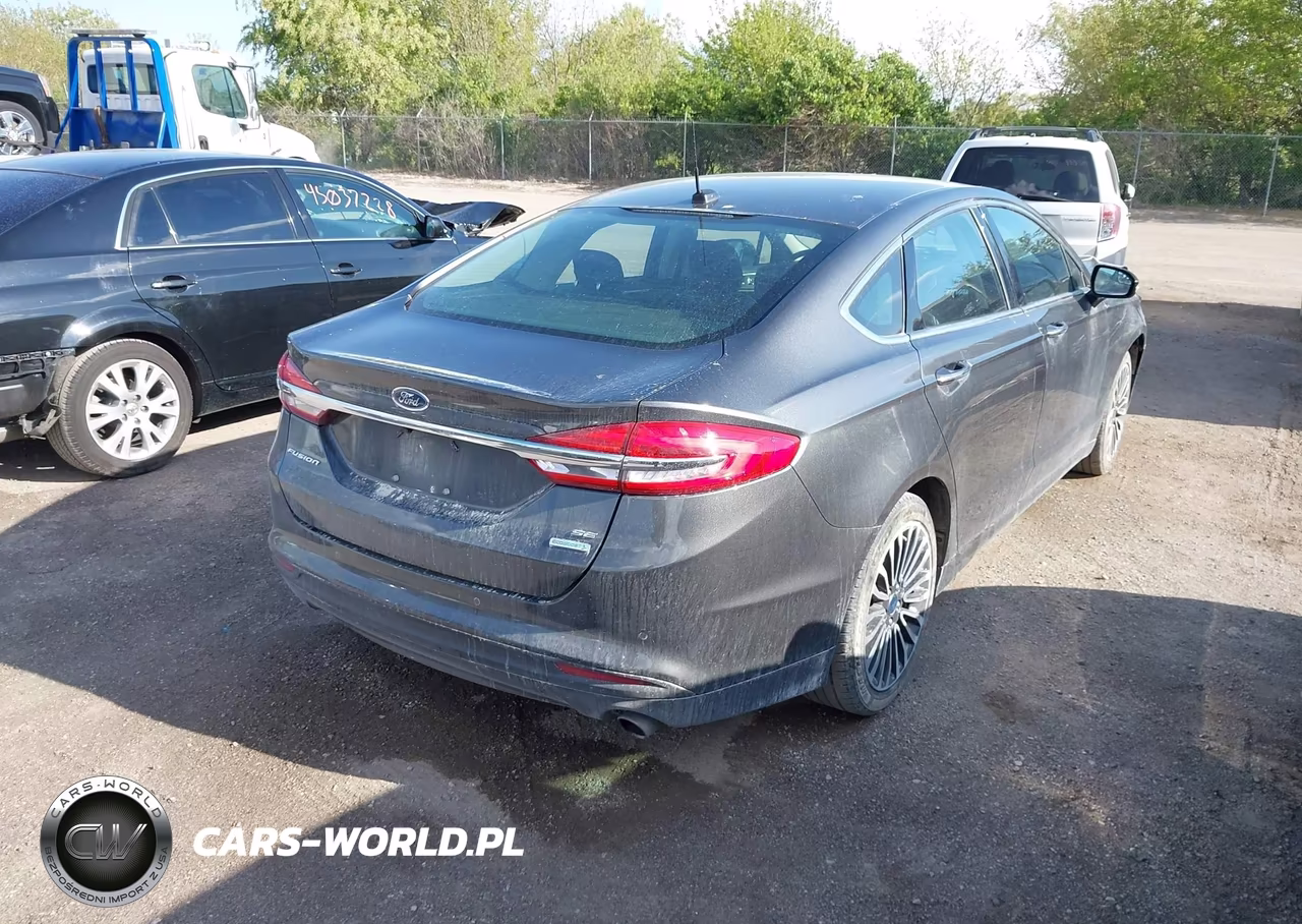 2017 Ford Fusion Se VIN:3FA6P0HDXHR275096 - 4