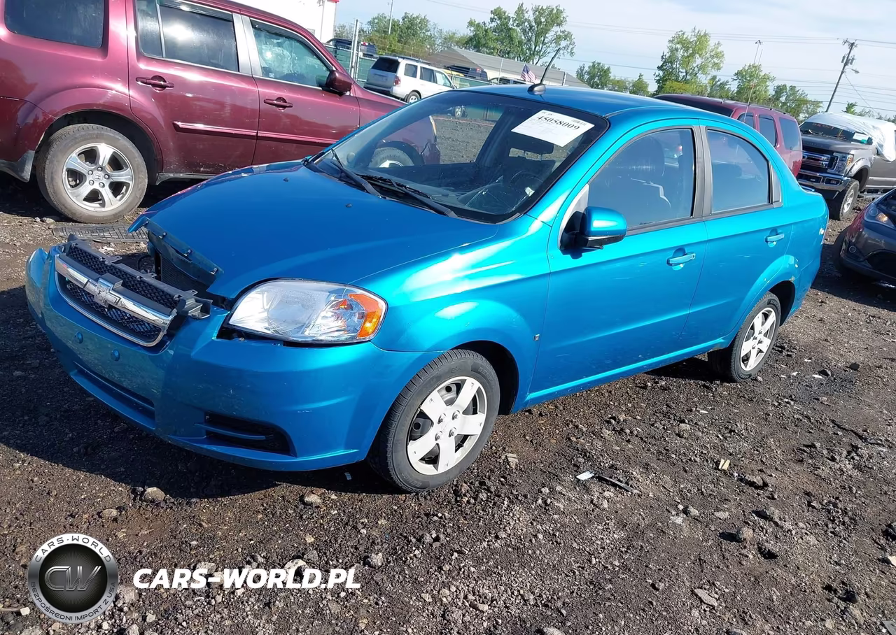 2009 Chevrolet Aveo Lt VIN:KL1TD56E79B641897 - 2