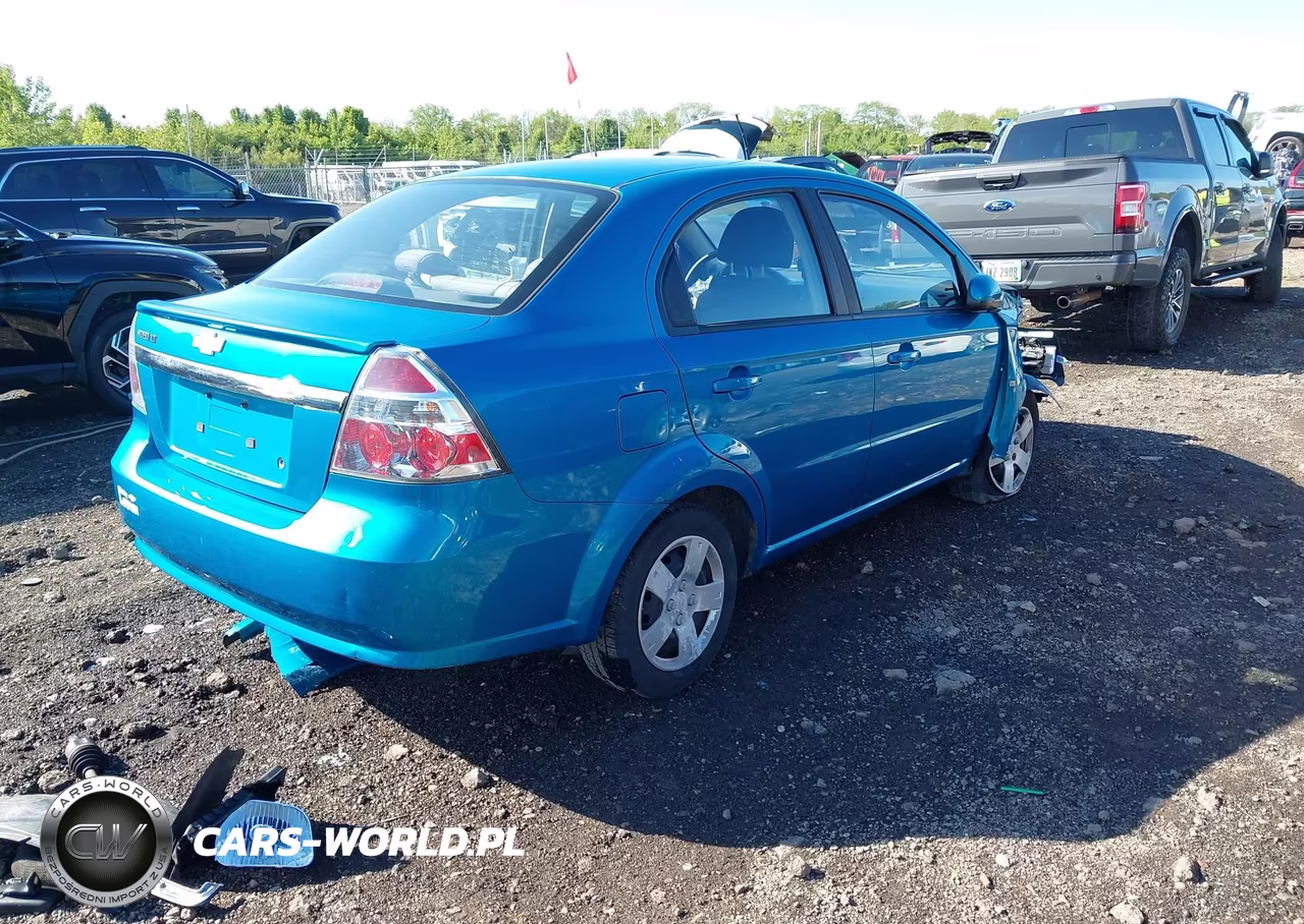 2009 Chevrolet Aveo Lt VIN:KL1TD56E79B641897 - 4