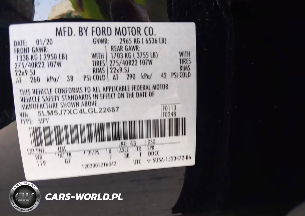 2020 Lincoln Aviator Reserve VIN:5LM5J7XC4LGL22687 - 9