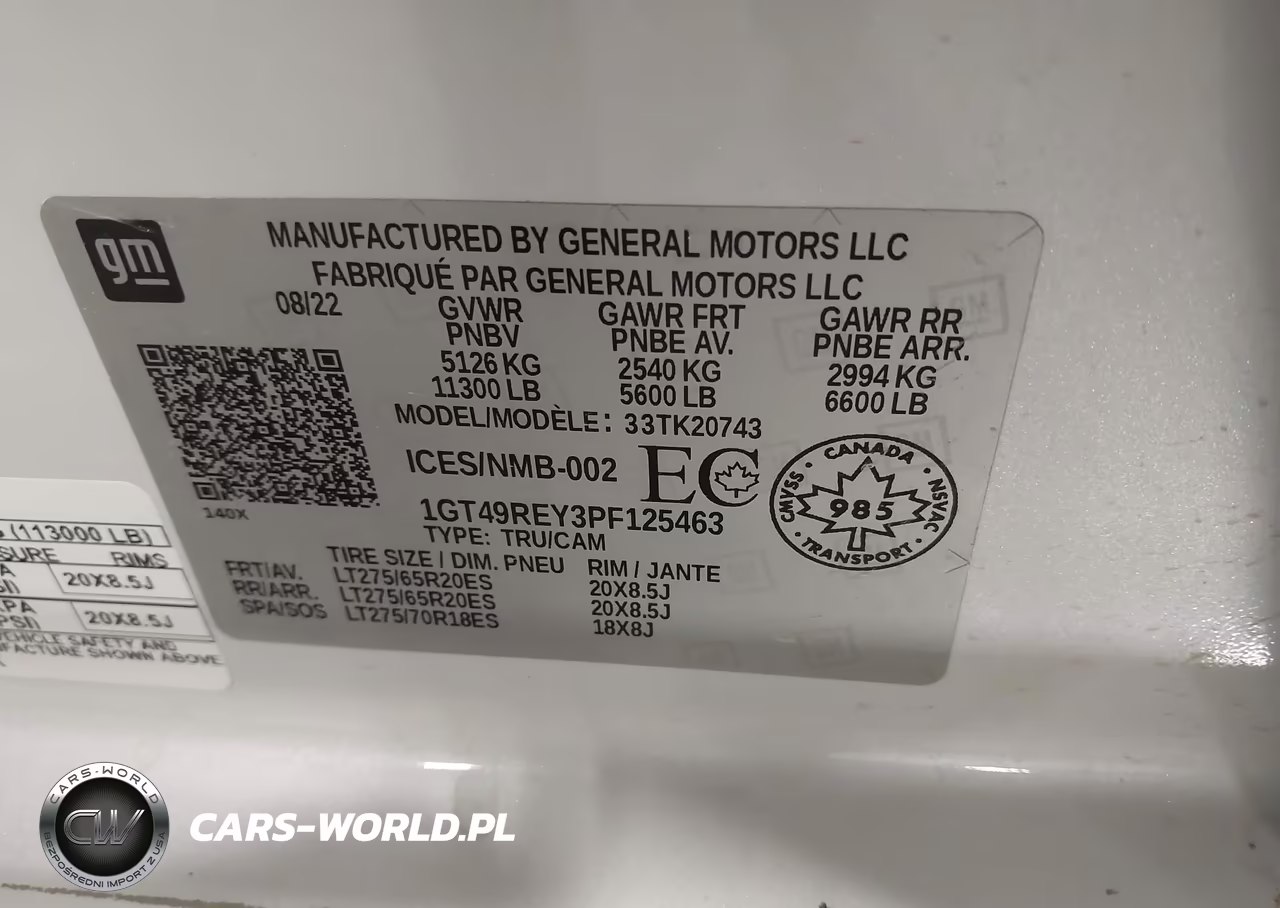 2023 GMC Sierra 2500Hd Denali VIN:1GT49REY3PF125463 - 8