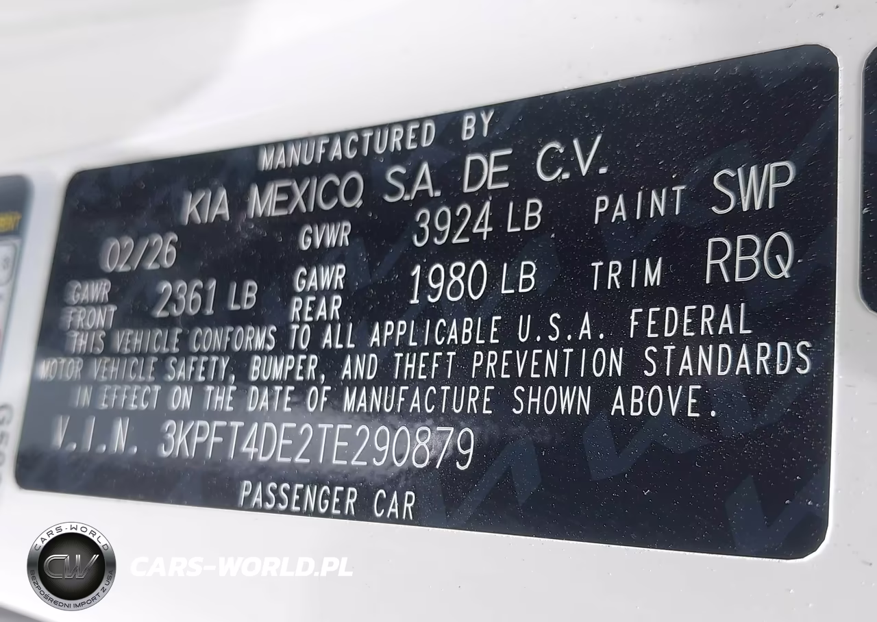 2026 Kia K4 Lxs VIN:3KPFT4DE2TE290879 - 9