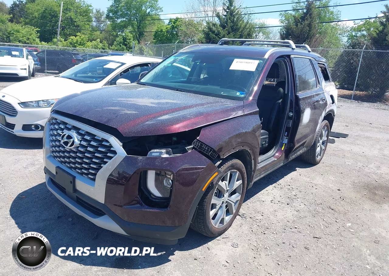 2021 Hyundai Palisade Sel VIN:KM8R4DHE6MU208204 - 2