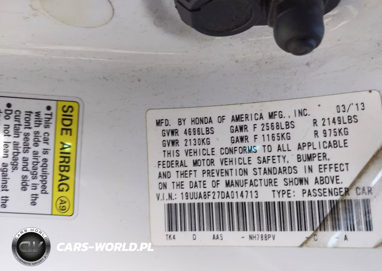 2013 Acura Tl 3.5 VIN:19UUA8F27DA014713 - 9