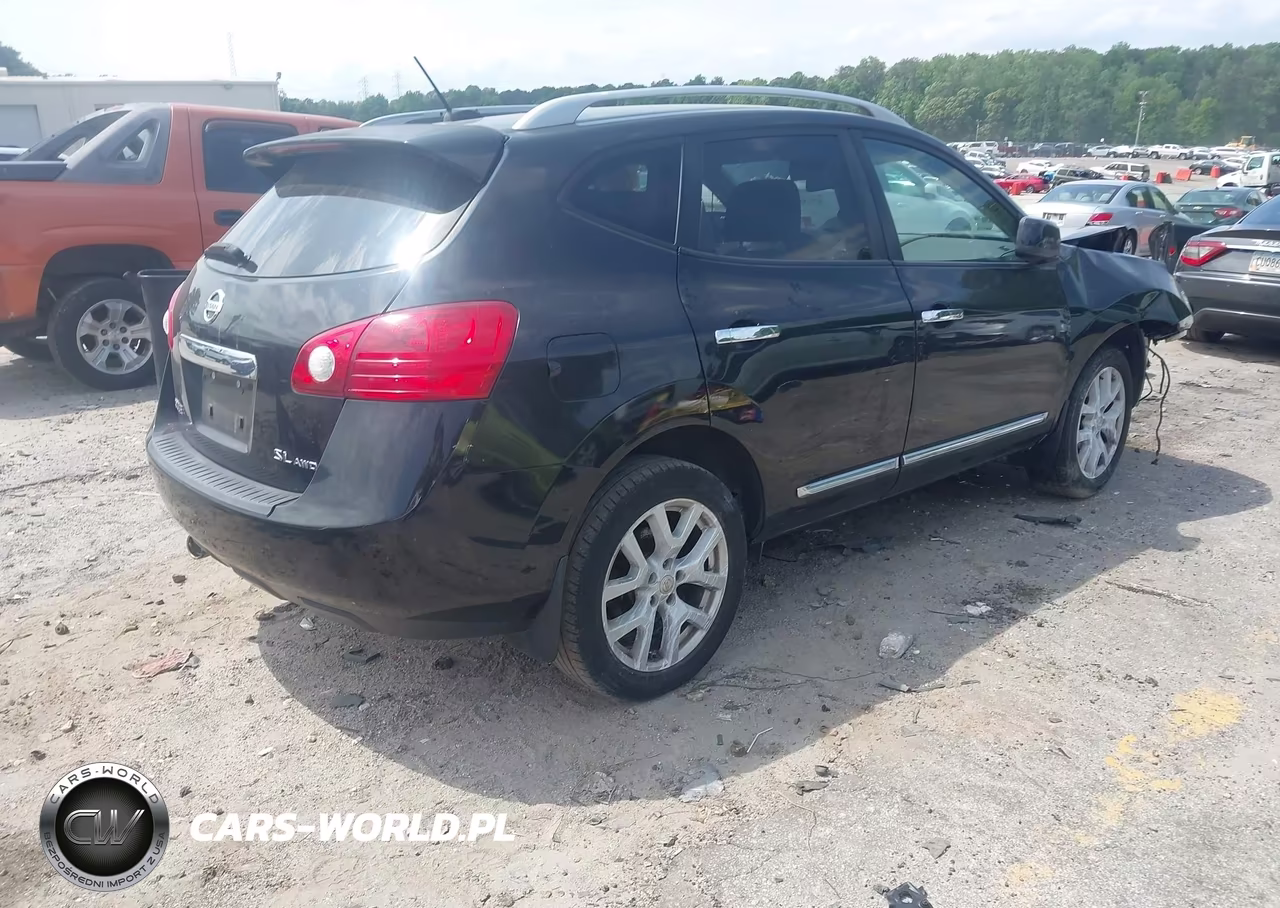 2011 Nissan Rogue Sv VIN:JN8AS5MV6BW665233 - 4