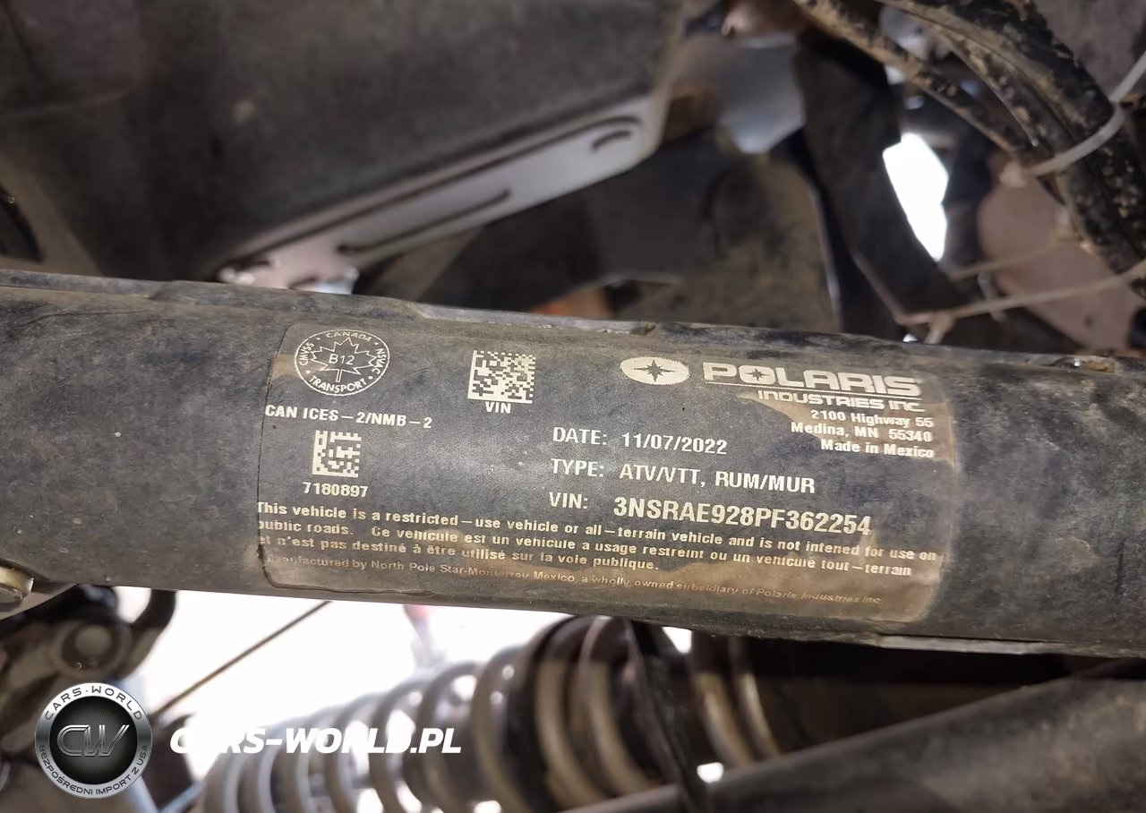 2023 Polaris Rzr Pro Xp Sport VIN:3NSRAE928PF362254 - 10