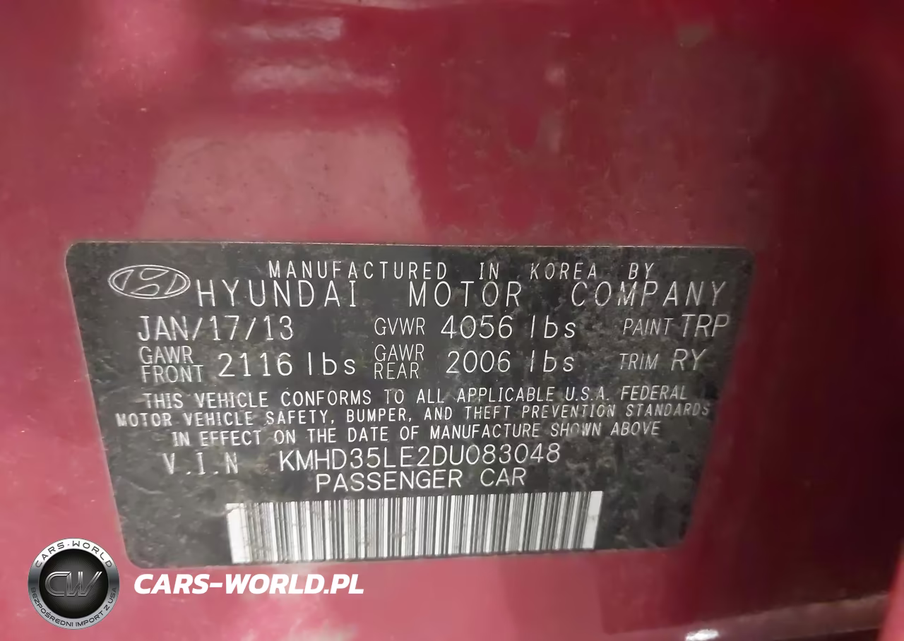 2013 Hyundai Elantra Gt VIN:KMHD35LE2DU083048 - 9