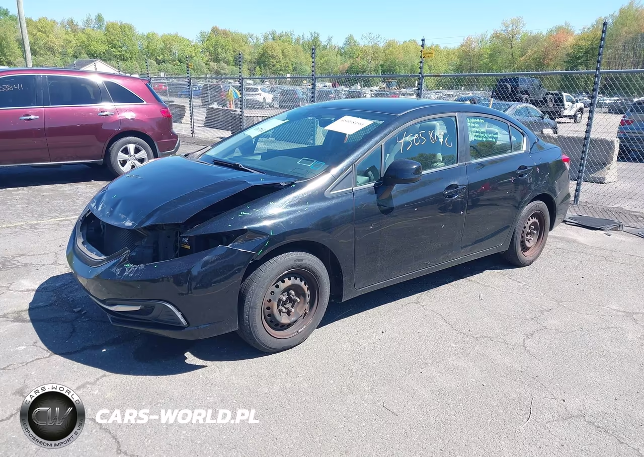2013 Honda Civic Lx VIN:19XFB2F5XDE200237 - 2