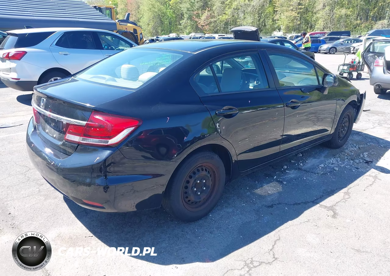 2013 Honda Civic Lx VIN:19XFB2F5XDE200237 - 4