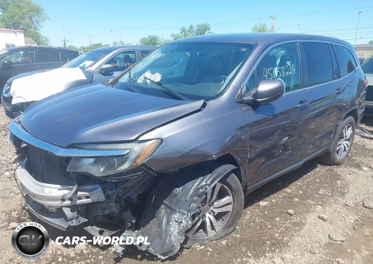 2017 Honda Pilot Ex-L VIN:5FNYF6H72HB009558 - 2