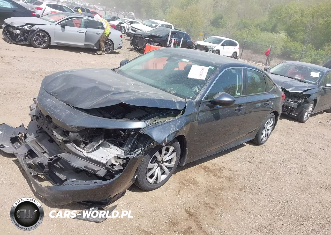 2022 Honda Civic Lx VIN:2HGFE2F24NH584360 - 2