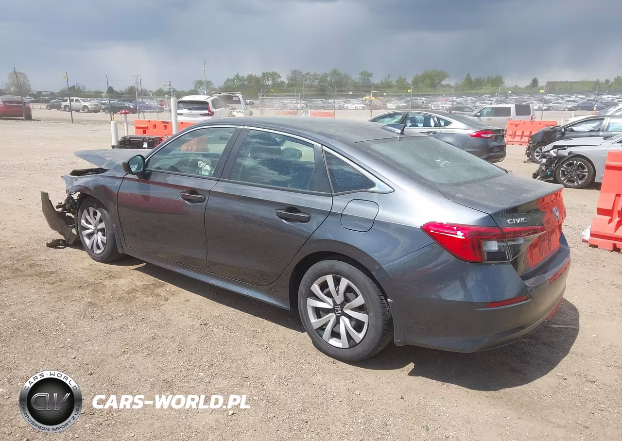 2022 Honda Civic Lx VIN:2HGFE2F24NH584360 - 3