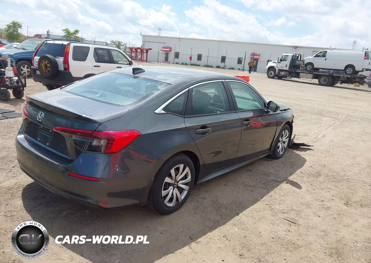 2022 Honda Civic Lx VIN:2HGFE2F24NH584360 - 4