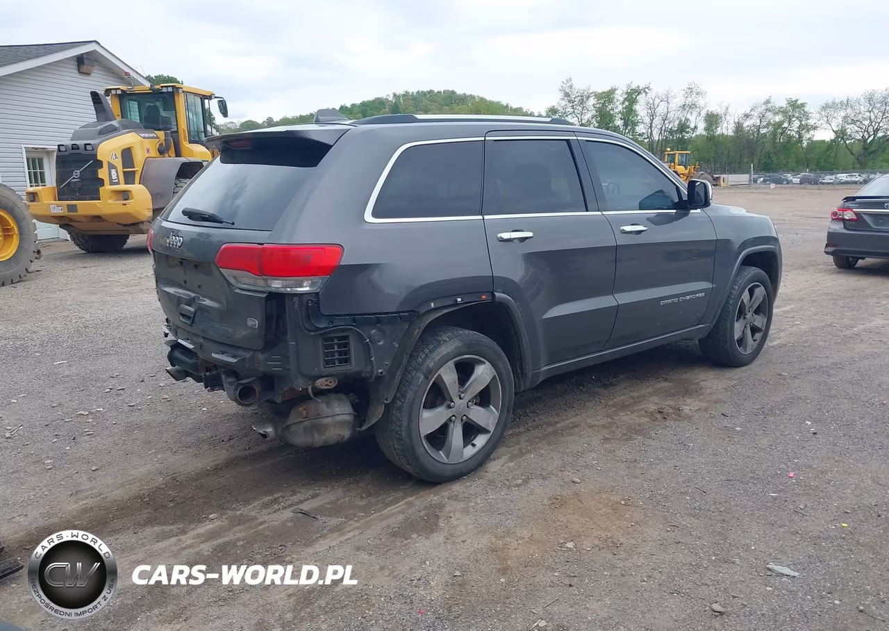 2014 Jeep Grand Cherokee Overland VIN:1C4RJFCM9EC329548 - 4