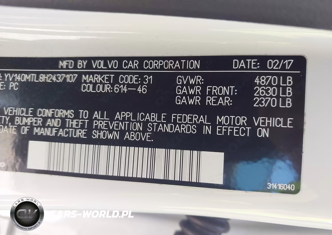 2017 Volvo S60 T5 Dynamic VIN:YV140MTL8H2437107 - 9