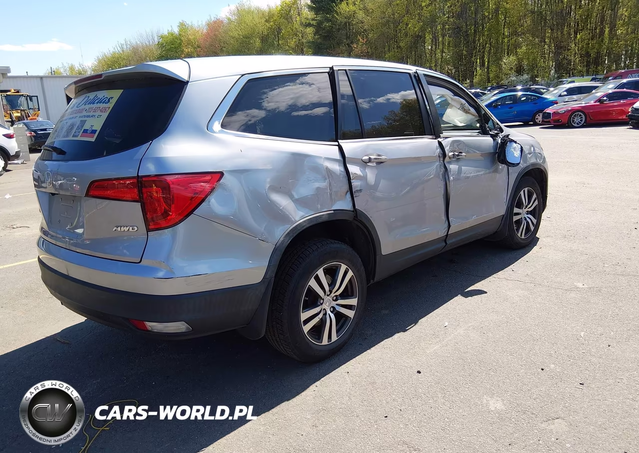 2017 Honda Pilot Ex-L VIN:5FNYF6H52HB090432 - 4