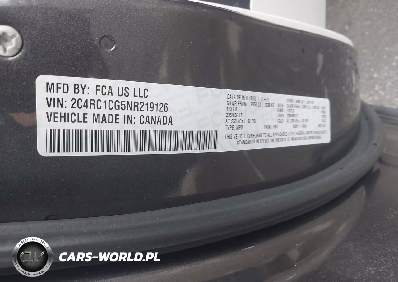 2022 Chrysler Voyager Lx VIN:2C4RC1CG5NR219126 - 9