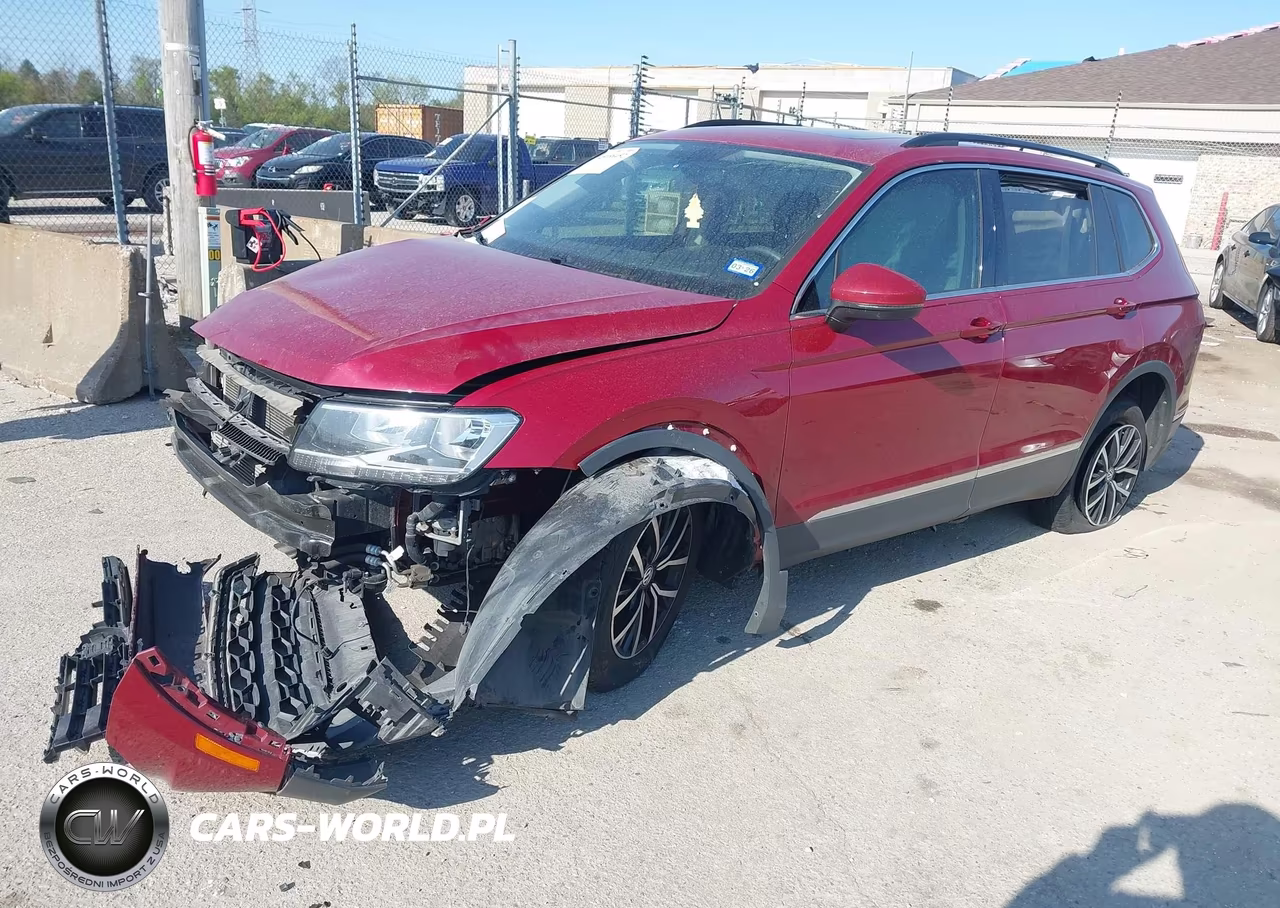2021 Volkswagen Tiguan 2.0T Se-2.0T Se R-Line Black-2.0T Sel VIN:3VV3B7AXXMM053417 - 2