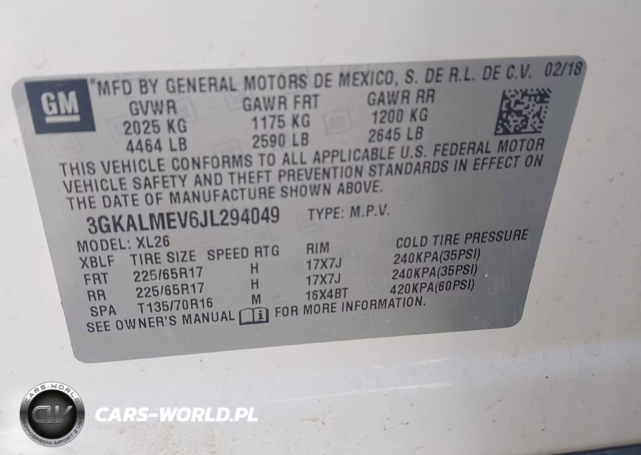 2018 GMC Terrain Sle VIN:3GKALMEV6JL294049 - 9