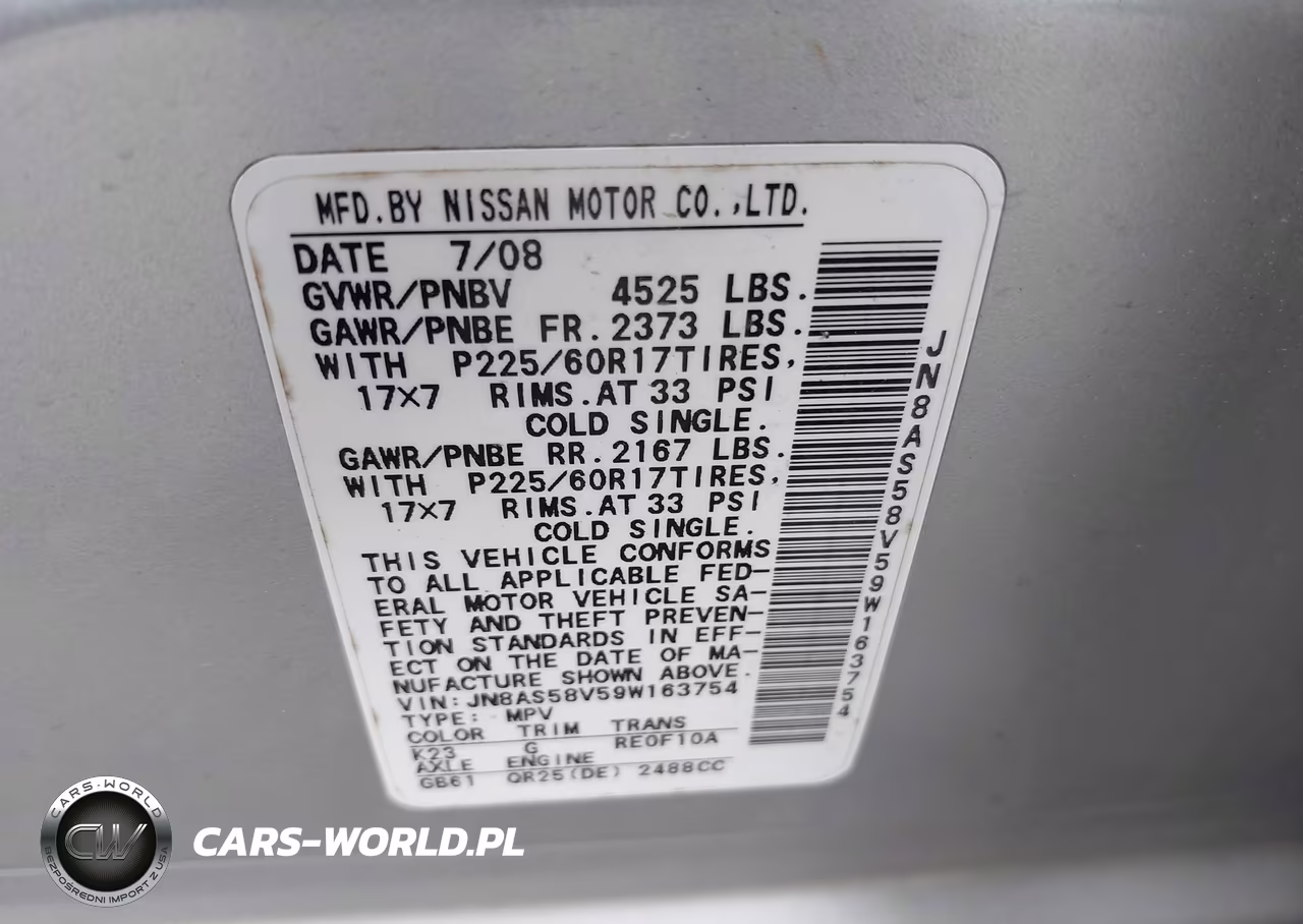 2009 Nissan Rogue Sl VIN:JN8AS58V59W163754 - 9