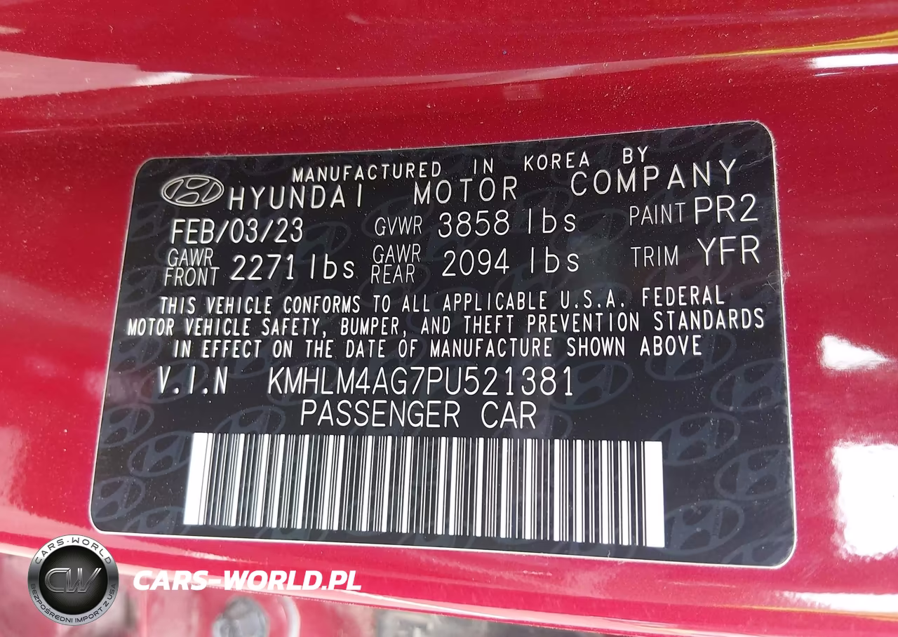 2023 Hyundai Elantra Sel VIN:KMHLM4AG7PU521381 - 9