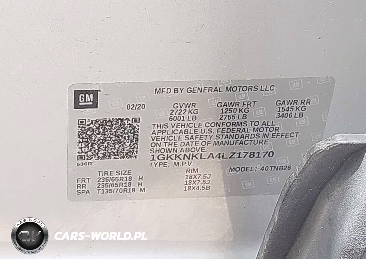 2020 GMC Acadia Fwd Sle VIN:1GKKNKLA4LZ178170 - 9