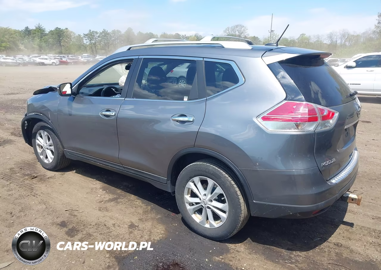 2015 Nissan Rogue Sv VIN:KNMAT2MV7FP505546 - 3