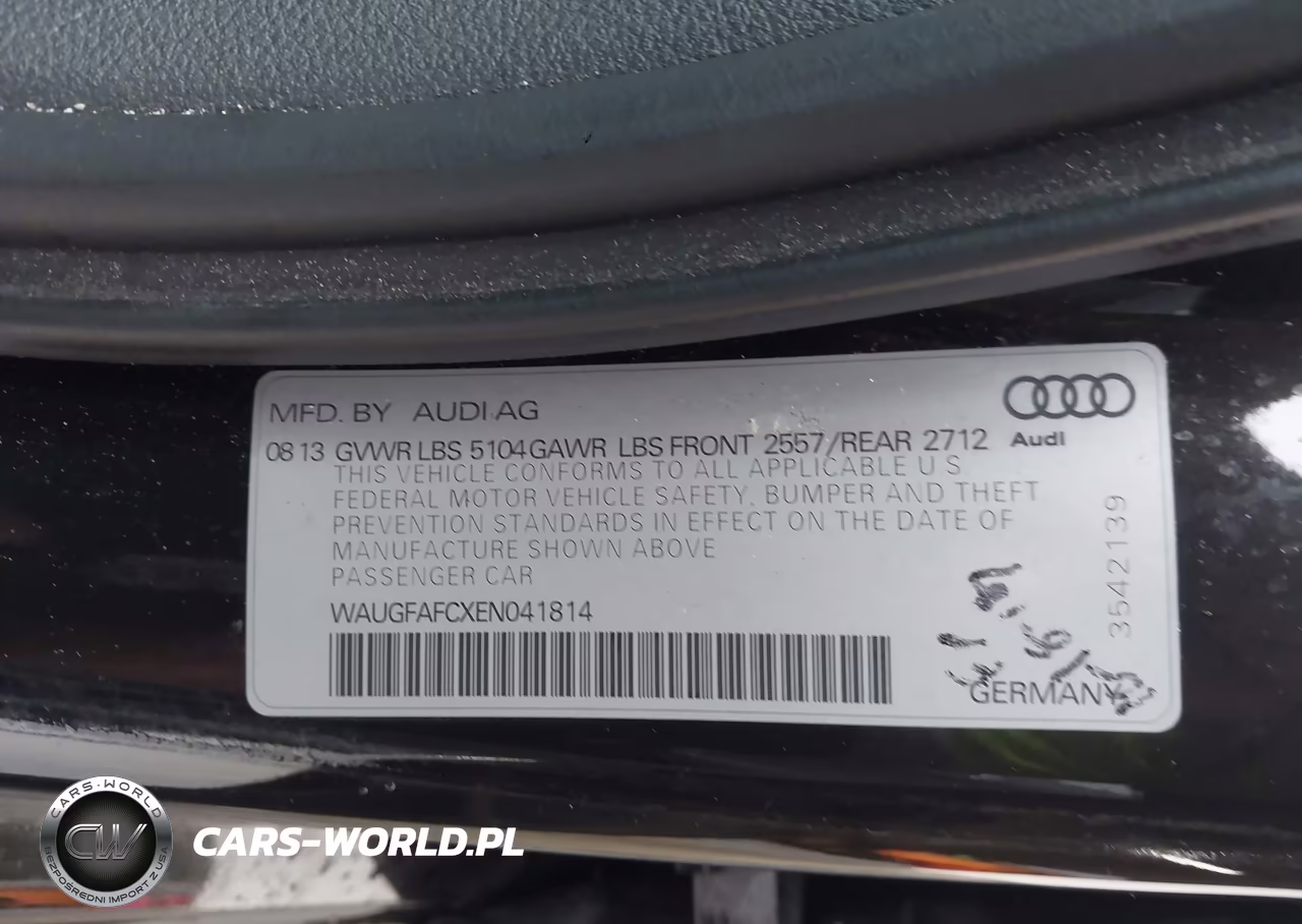 2014 Audi A6 2.0T Premium VIN:WAUGFAFCXEN041814 - 9