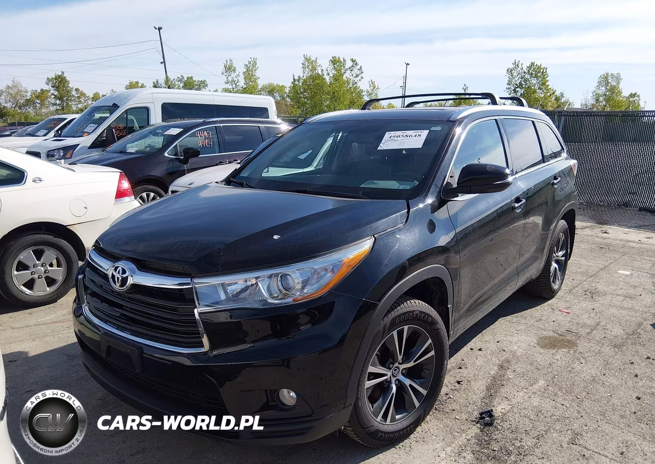2016 Toyota Highlander Xle V6 VIN:5TDJKRFH0GS328154 - 2