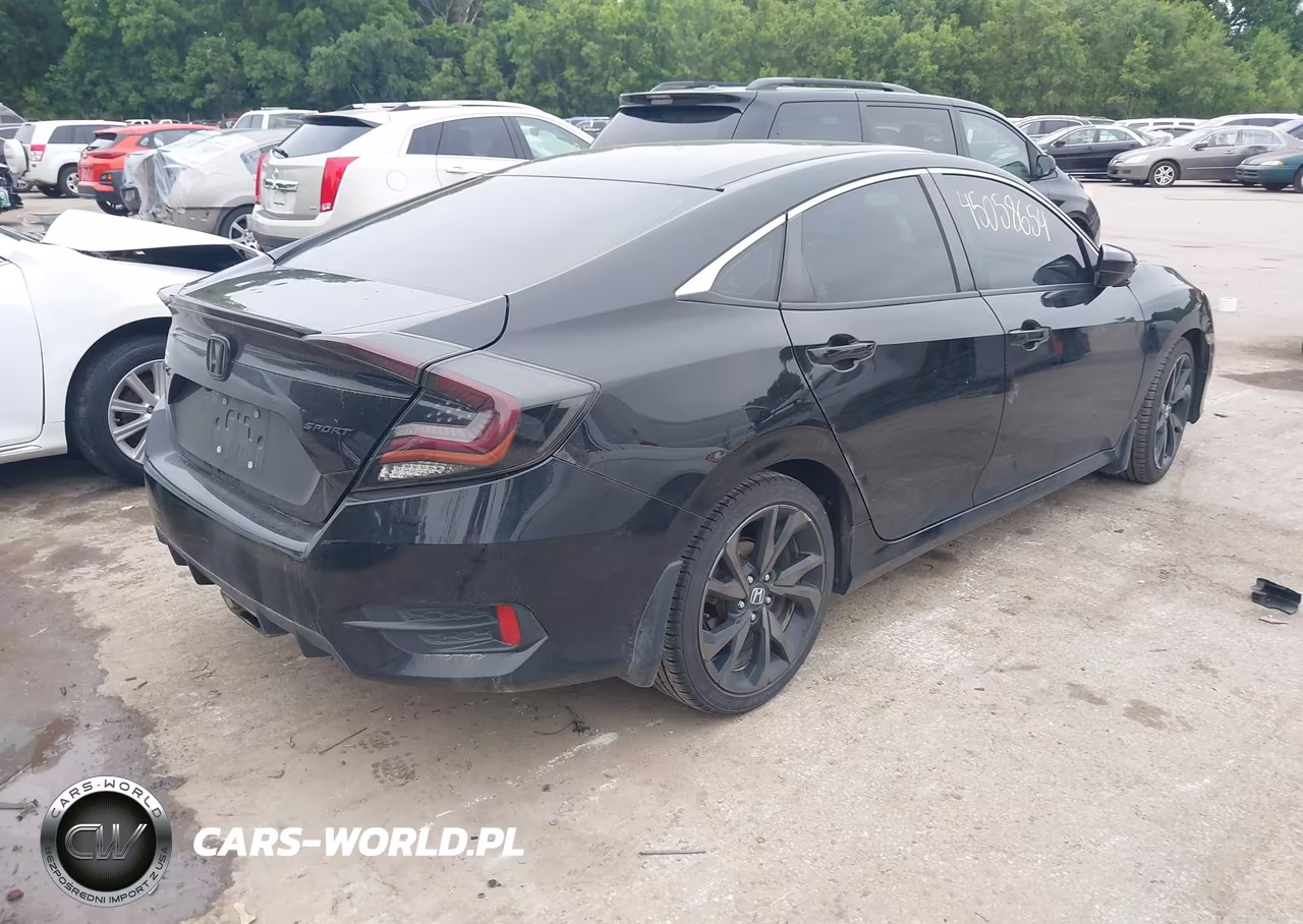 2019 Honda Civic Sport VIN:2HGFC2F86KH509732 - 4