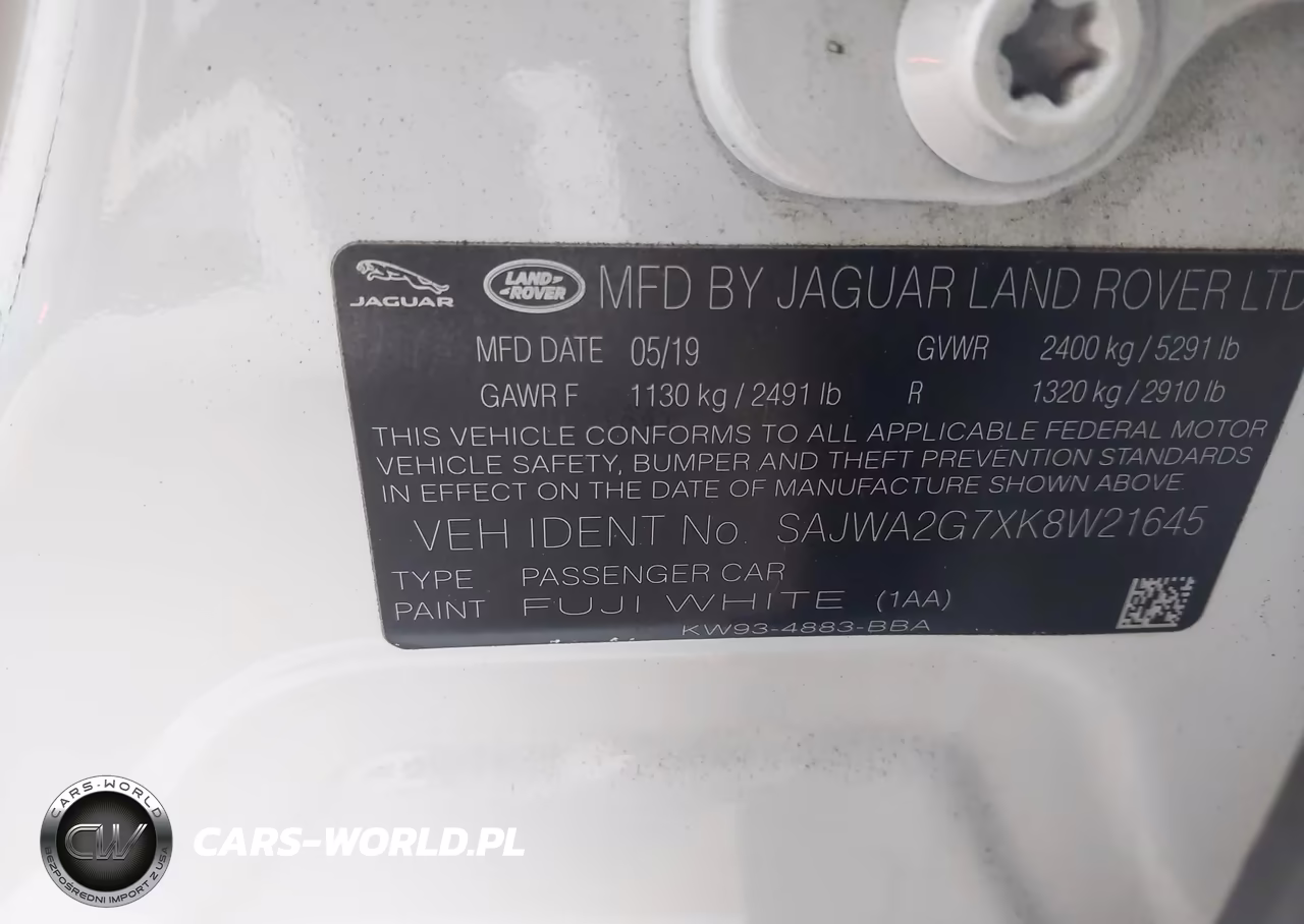 2019 Jaguar Xj Xj50 V6-Xjl Portfolio VIN:SAJWA2G7XK8W21645 - 9
