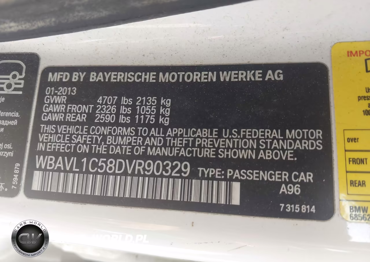 2013 BMW X1 xDrive28I VIN:WBAVL1C58DVR90329 - 9
