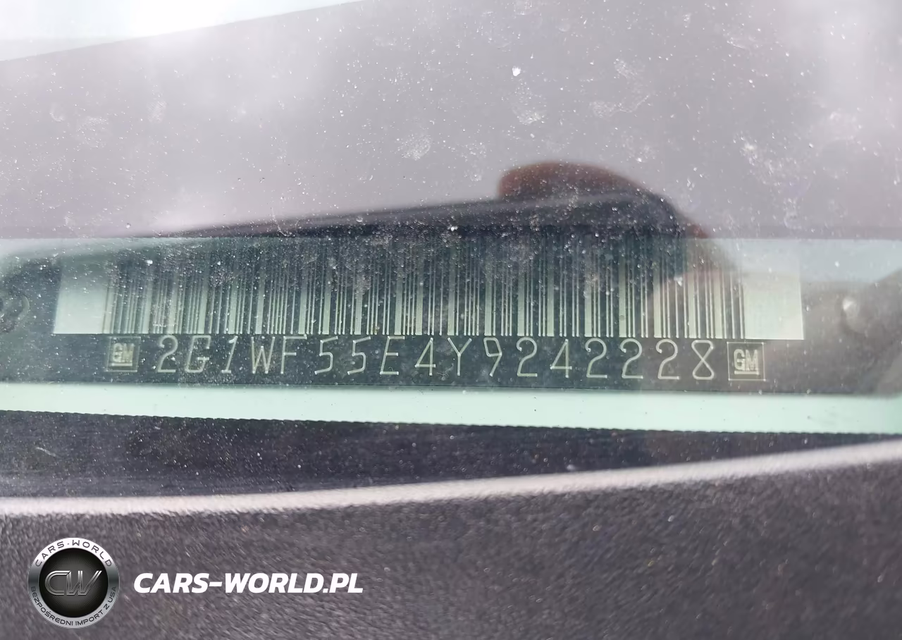 2000 Chevrolet Impala VIN:2G1WF55E4Y9242228 - 9