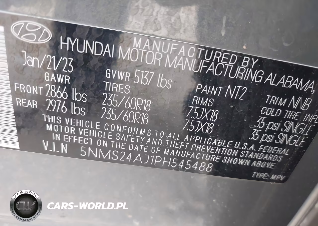 2023 Hyundai Santa Fe Sel VIN:5NMS24AJ1PH545488 - 9