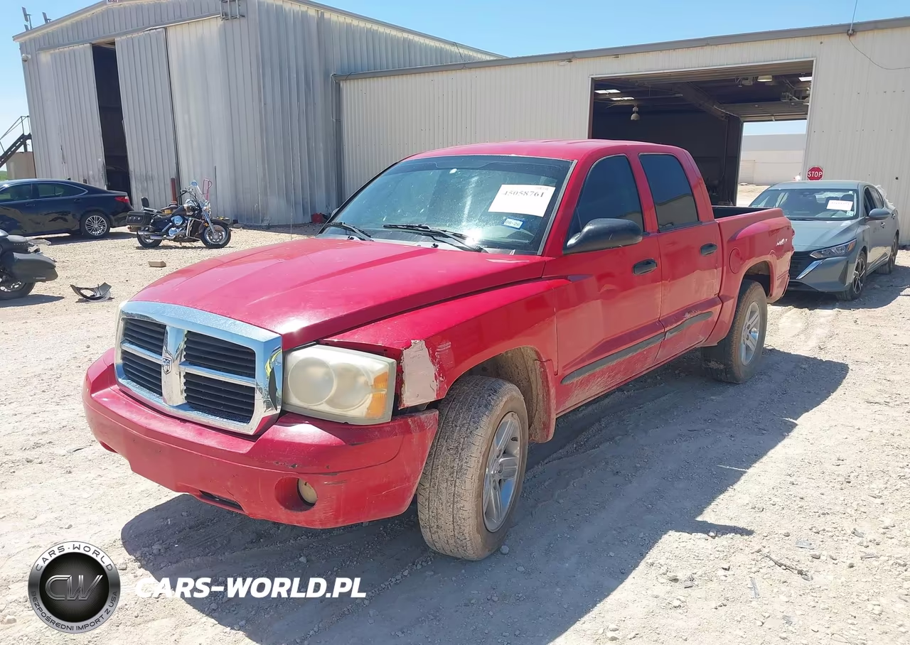 2007 Dodge Dakota Slt VIN:1D7HE48K87S218306 - 2