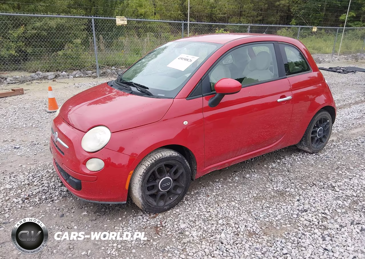 2012 Fiat 500 Pop VIN:3C3CFFAR0CT112692 - 2