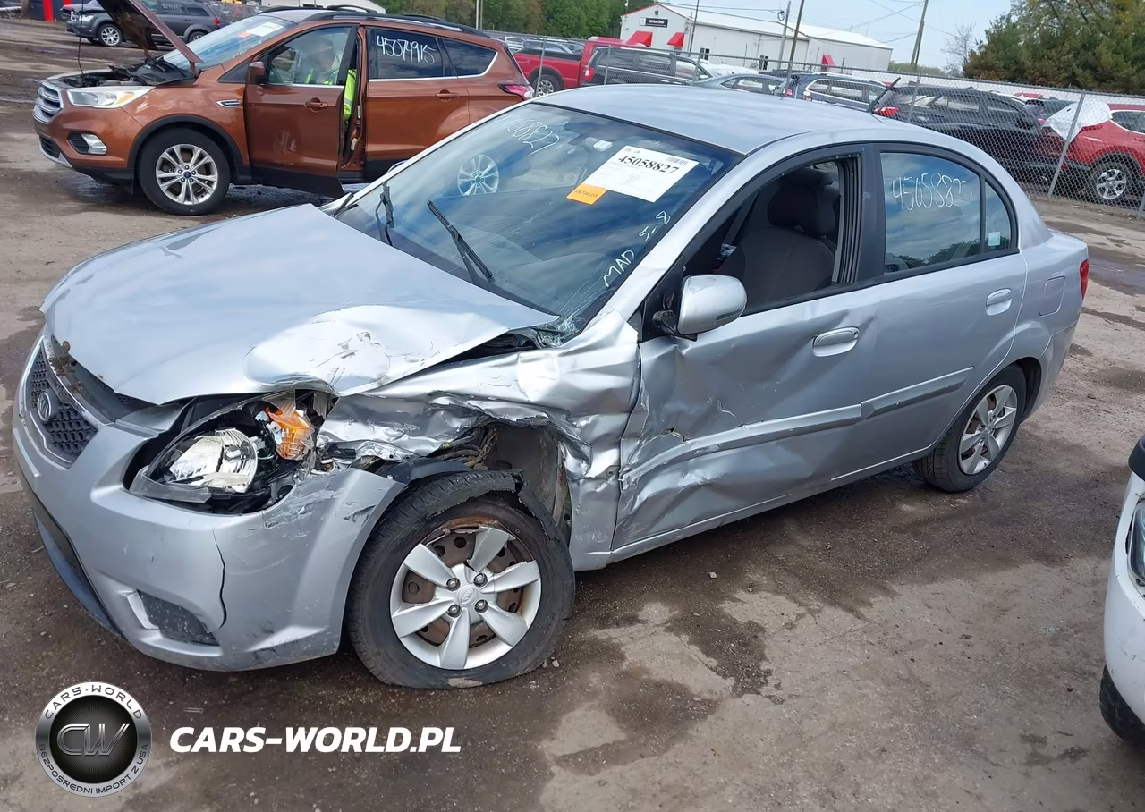2011 Kia Rio Lx VIN:KNADH4A37B6921297 - 2