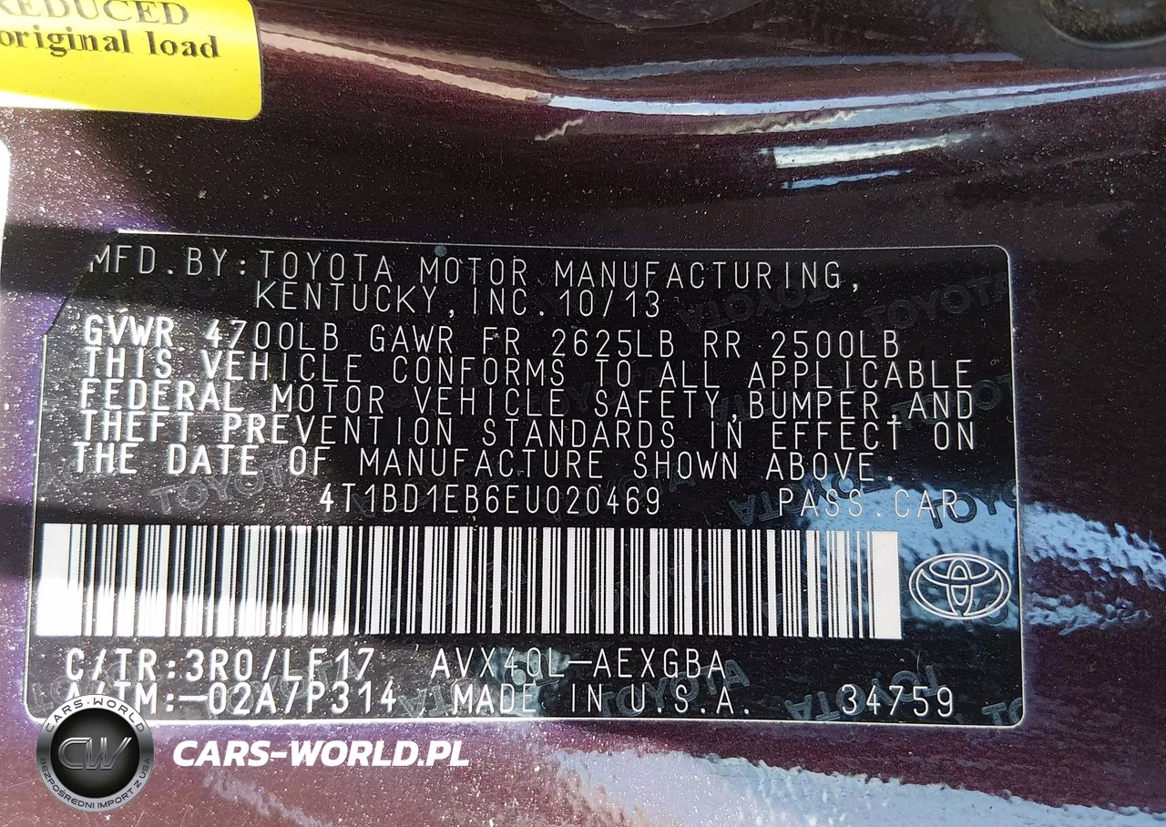 2014 Toyota Avalon Hybrid Xle Premium VIN:4T1BD1EB6EU020469 - 9