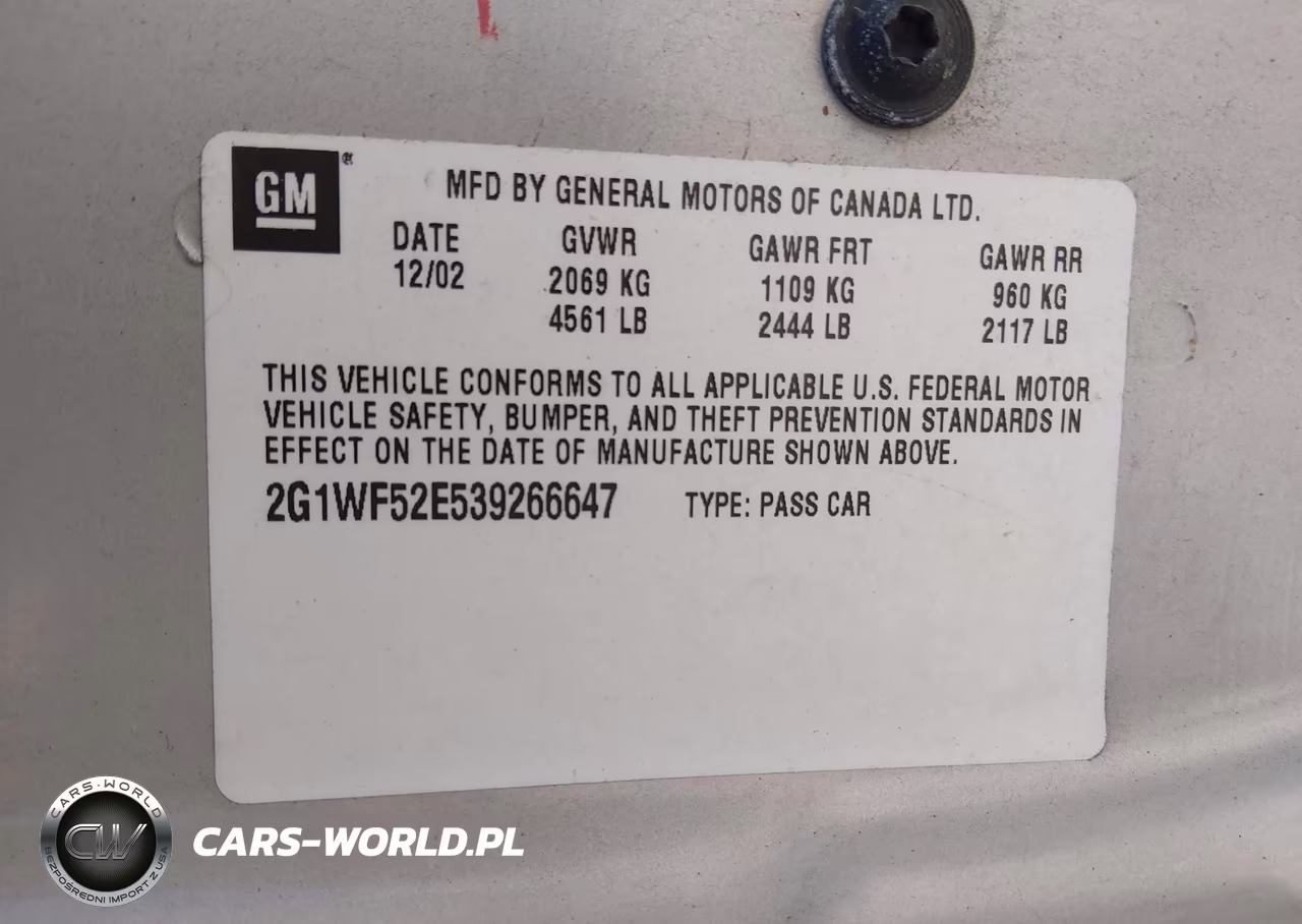 2003 Chevrolet Impala VIN:2G1WF52E539266647 - 9