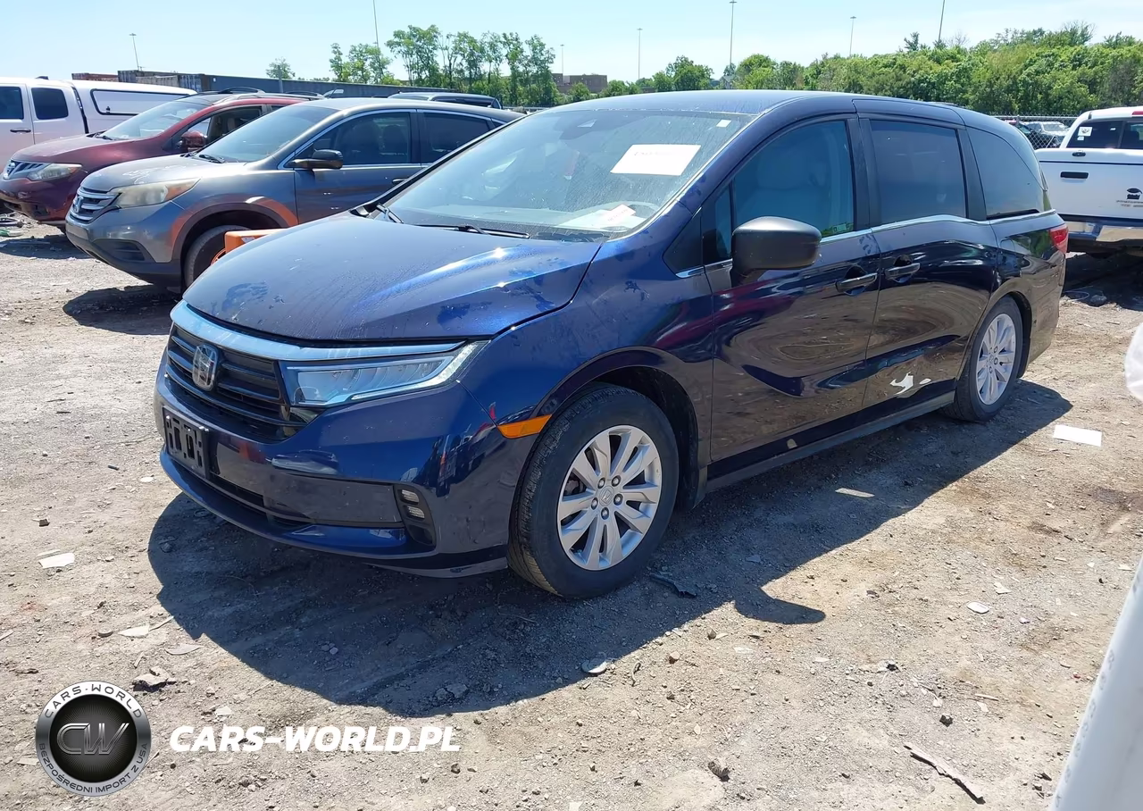 2021 Honda Odyssey Lx VIN:5FNRL6H23MB034626 - 2