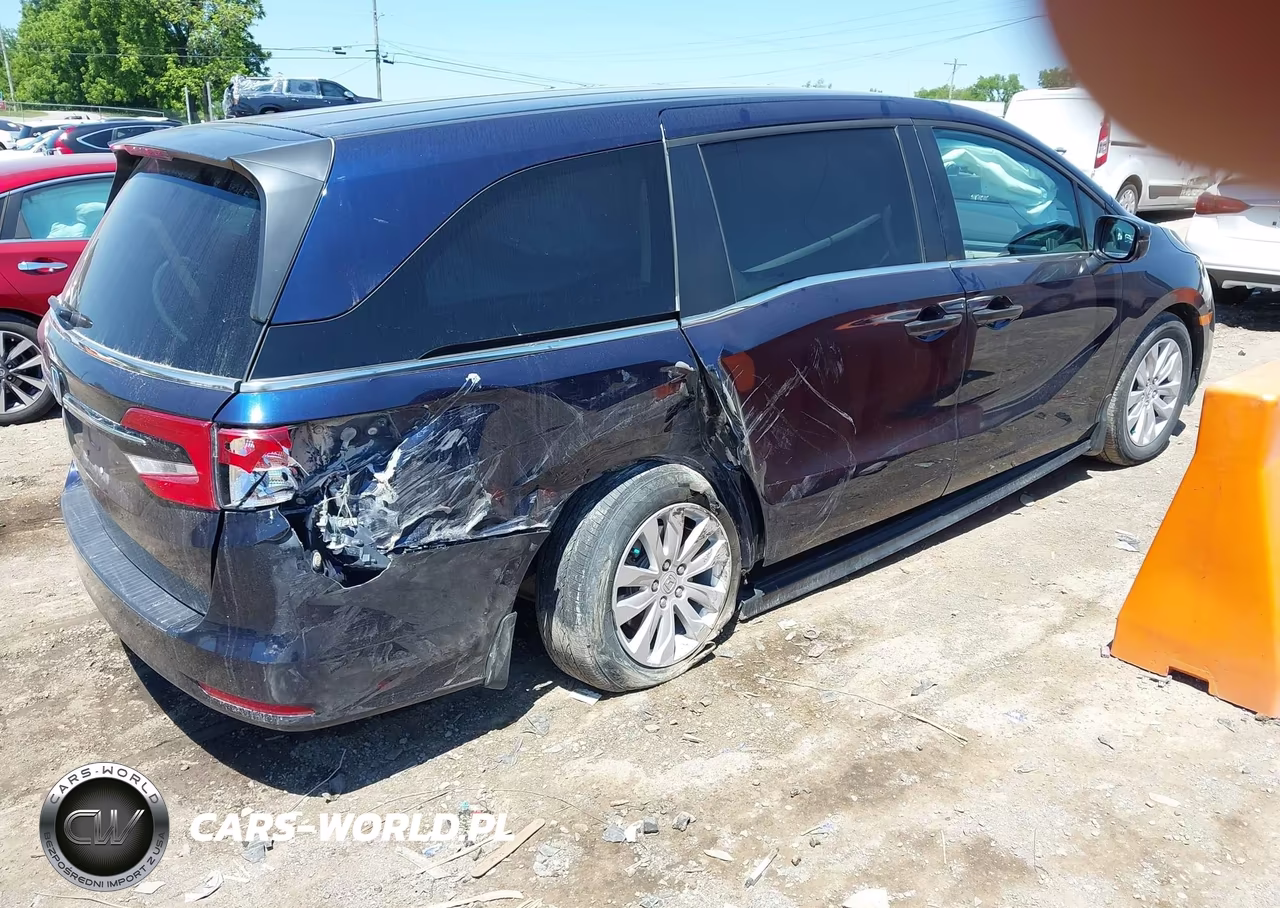 2021 Honda Odyssey Lx VIN:5FNRL6H23MB034626 - 4