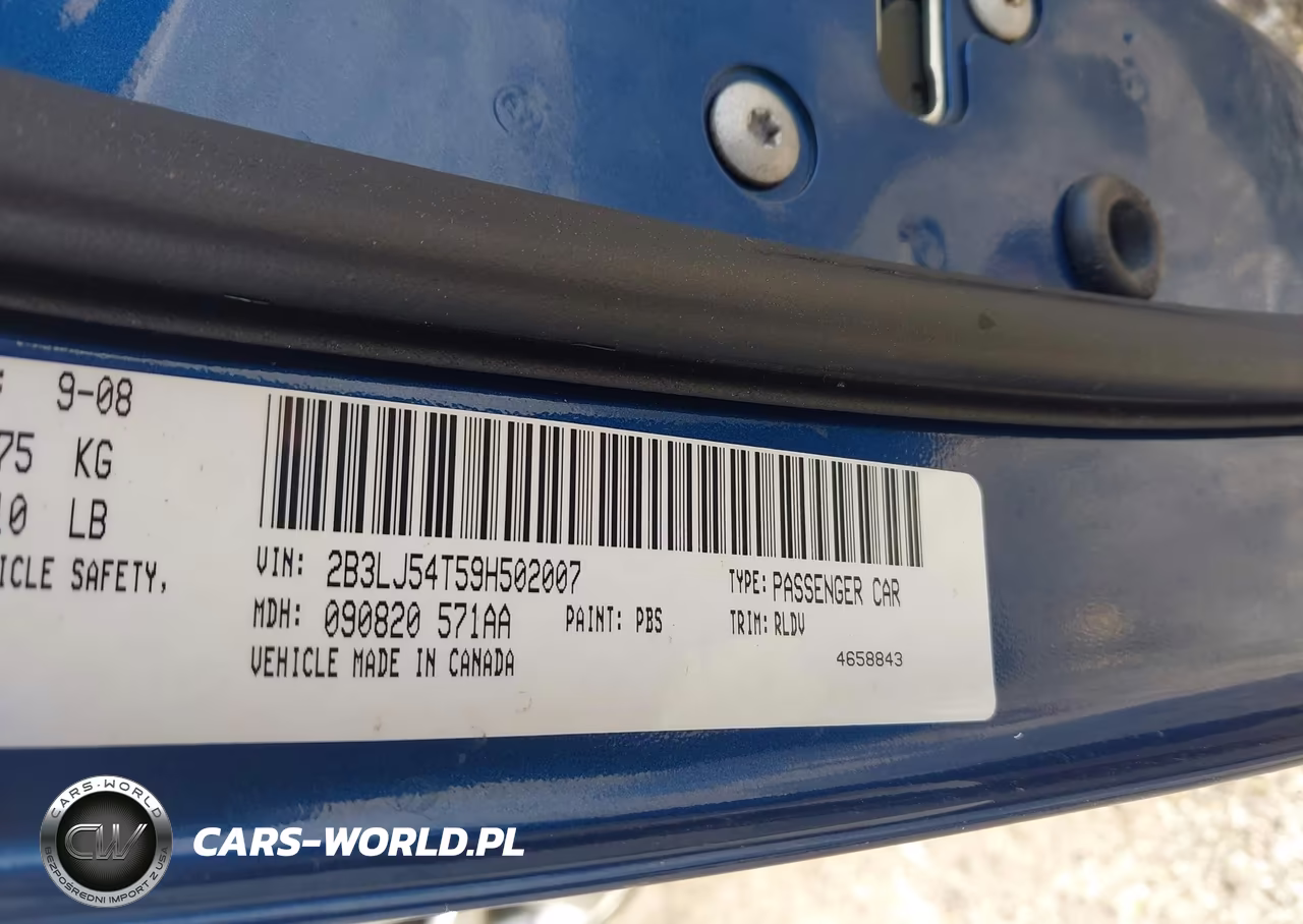 2009 Dodge Challenger R-T VIN:2B3LJ54T59H502007 - 9