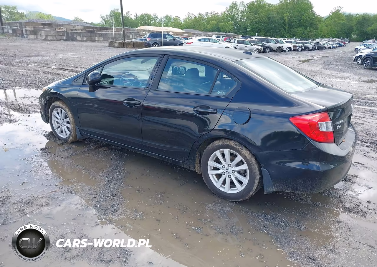 2012 Honda Civic Ex-L VIN:2HGFB2F96CH577221 - 3