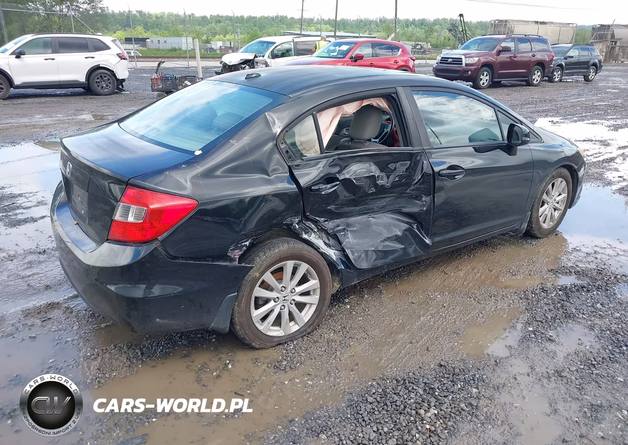 2012 Honda Civic Ex-L VIN:2HGFB2F96CH577221 - 4