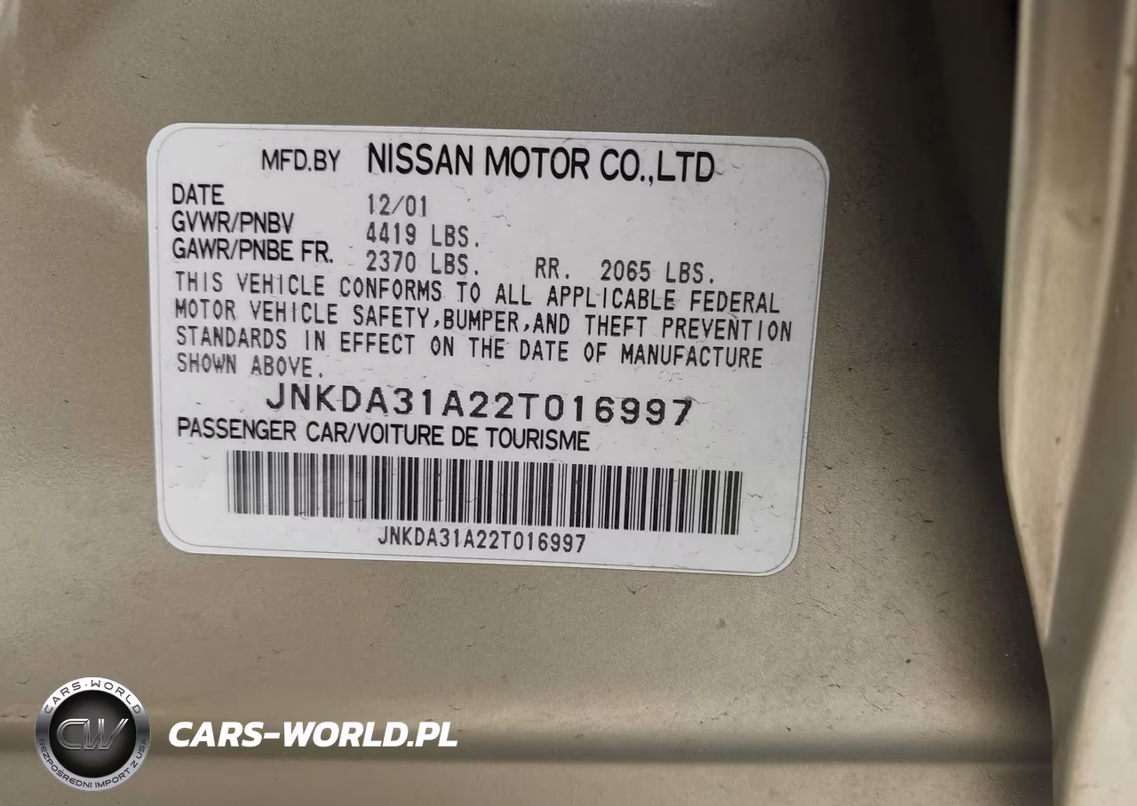 2002 Infiniti I35 Luxury VIN:JNKDA31A22T016997 - 9