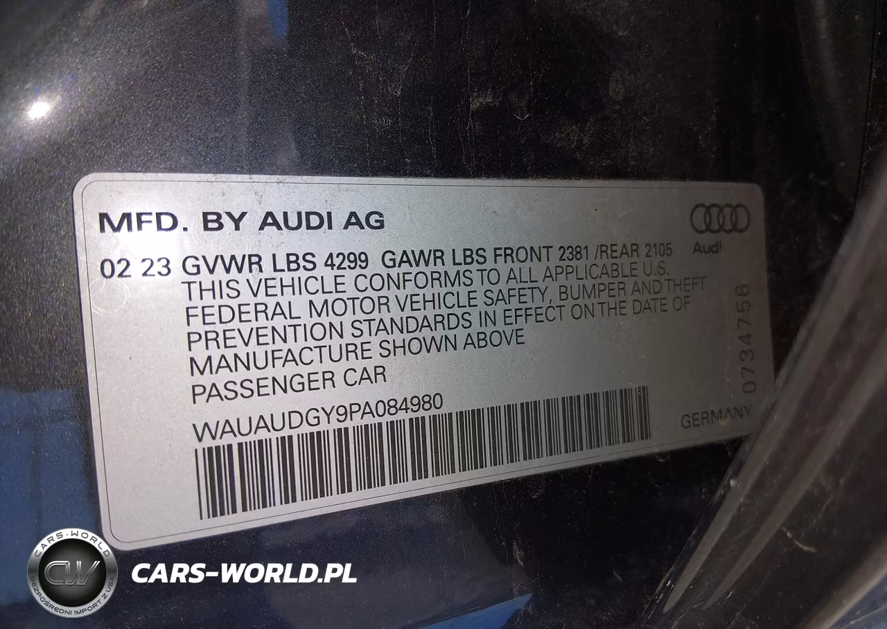 2023 Audi A3 Premium 40 Tfsi Front-Wheel Drive S Tronic VIN:WAUAUDGY9PA084980 - 9